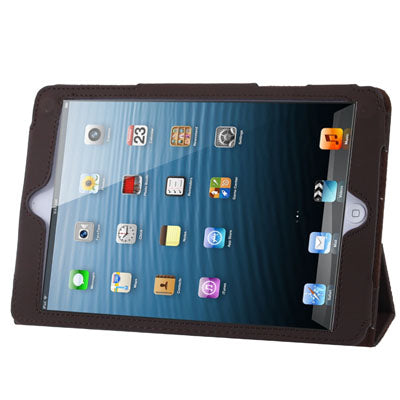 3-fold Leather Case with Holder for iPad mini 1 / 2 / 3