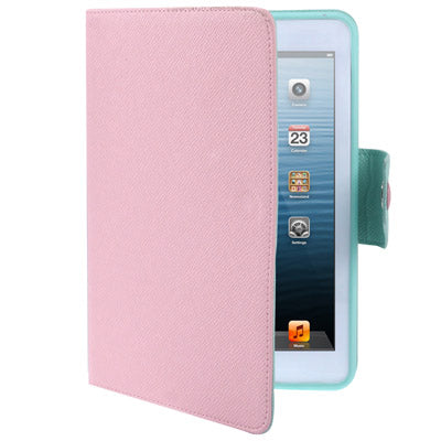 Candy Color Flip Leather Case with Holder for iPad mini 1 / 2 / 3