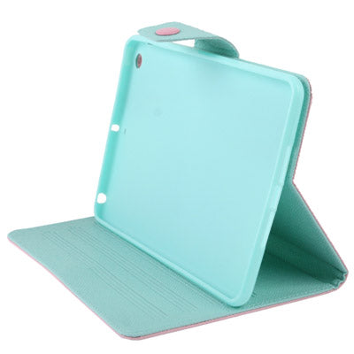 Candy Color Flip Leather Case with Holder for iPad mini 1 / 2 / 3