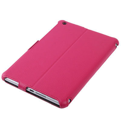 Litchi Texture Leather Case with Holder for iPad mini 1 / 2 / 3
