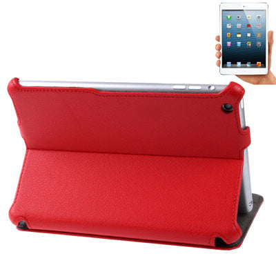 Litchi Texture Leather Case with Holder for iPad mini 1 / 2 / 3