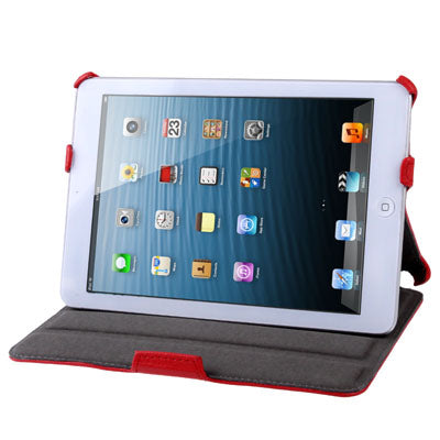 Litchi Texture Leather Case with Holder for iPad mini 1 / 2 / 3