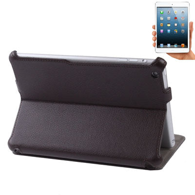 Litchi Texture Leather Case with Holder for iPad mini 1 / 2 / 3