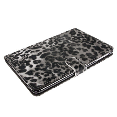 Leopard Texture Leather Case with Holder for iPad mini 1 / 2 / 3