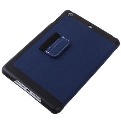 Two-color Canvas Style Leather Case with Holder for iPad mini 1 / 2 / 3