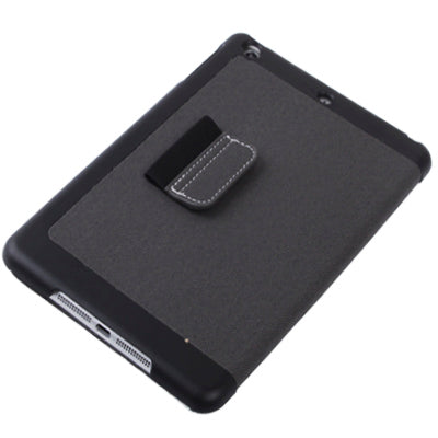 Two-color Canvas Style Leather Case with Holder for iPad mini 1 / 2 / 3