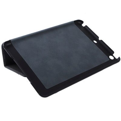Two-color Canvas Style Leather Case with Holder for iPad mini 1 / 2 / 3