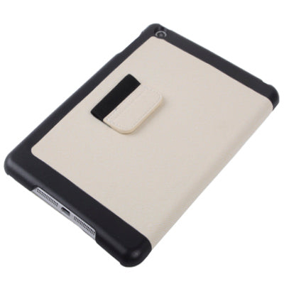 Two-color Canvas Style Leather Case with Holder for iPad mini 1 / 2 / 3