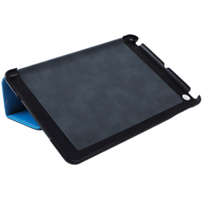 Two-color Canvas Style Leather Case with Holder for iPad mini 1 / 2 / 3