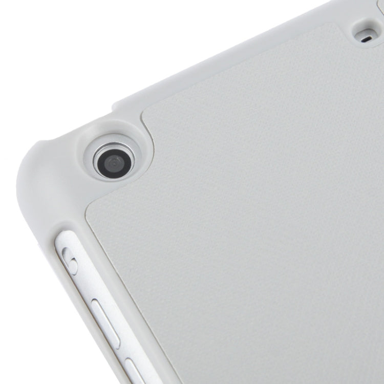 3-folding Cross Texture Leather Case with Holder & Sleep / Wake-up Function for iPad mini 1 / 2 / 3