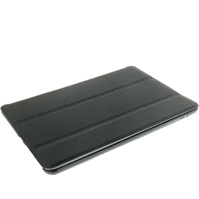 3-folding Ultrathin Leather Case with Sleep / Wake-up & Holder Function for iPad mini 1 / 2 / 3 (Black)