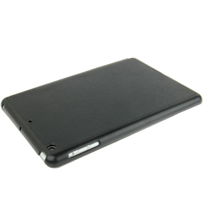 3-folding Ultrathin Leather Case with Sleep / Wake-up & Holder Function for iPad mini 1 / 2 / 3 (Black)