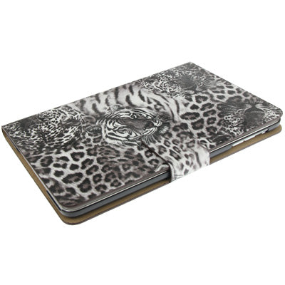 Leopard Texture Leather Case with Credit Card Slots & Holder for iPad mini 1 / 2 / 3