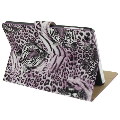 Leopard Texture Leather Case with Credit Card Slots & Holder for iPad mini 1 / 2 / 3
