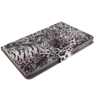 Leopard Texture Leather Case with Credit Card Slots & Holder for iPad mini 1 / 2 / 3