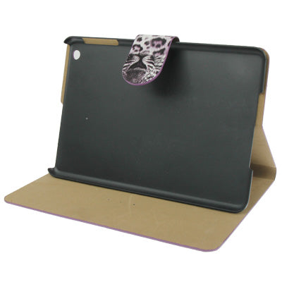 Leopard Texture Leather Case with Credit Card Slots & Holder for iPad mini 1 / 2 / 3