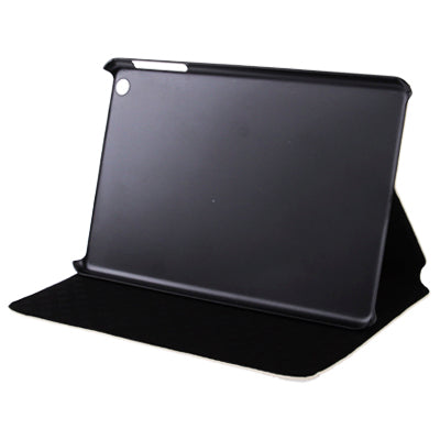 3-folding Honeycomb Texture Ultrathin Leather Case with Sleep / Wake-up & Holder for iPad mini 1 / 2 / 3 (Khaki)