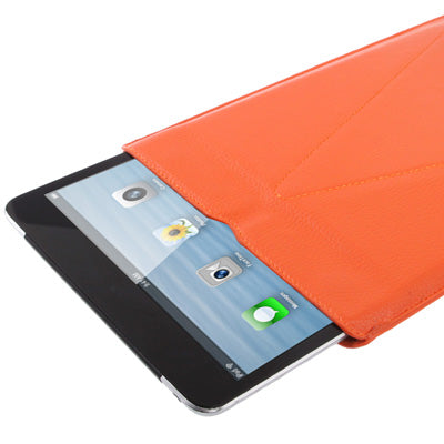 Litchi Texture Multi-angle Viewing Leather Pouch with Holder Function for iPad mini 1 / 2 / 3