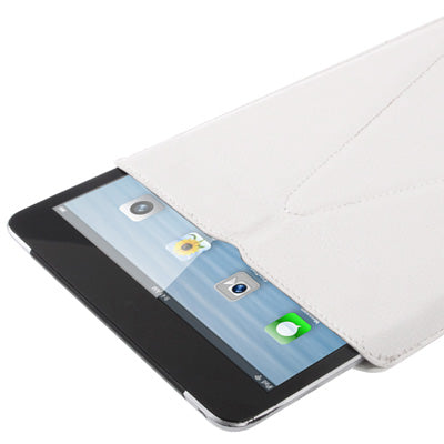 Litchi Texture Multi-angle Viewing Leather Pouch with Holder Function for iPad mini 1 / 2 / 3