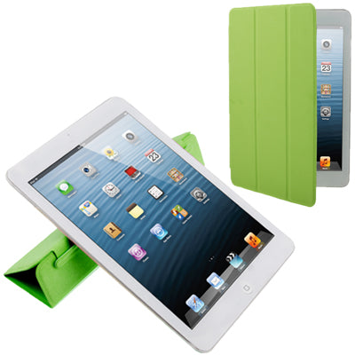 3-folding Single-sided Smart Cover with Holder for iPad mini 1 / 2 / 3