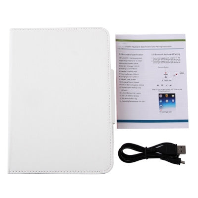 2 in 1 Bluetooth 3.0 Keyboard + Leather Tablet Case with Holder for iPad mini 1 / 2 / 3