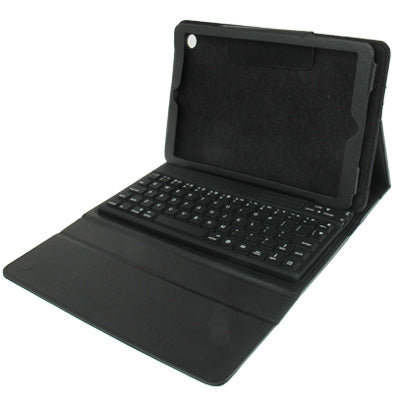 2 in 1 Bluetooth 3.0 Keyboard + Leather Tablet Case with Holder for iPad mini 1 / 2 / 3 (Black)