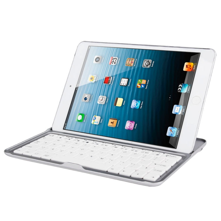 Mini Bluetooth 3.0 Ultra-slim Aluminum Keyboard with Holder Function for iPad mini 1 / 2 / 3