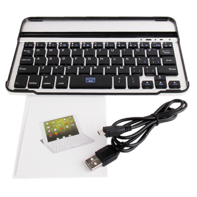 Mini Bluetooth 3.0 Ultra-slim Aluminum Keyboard with Holder Function for iPad mini 1 / 2 / 3