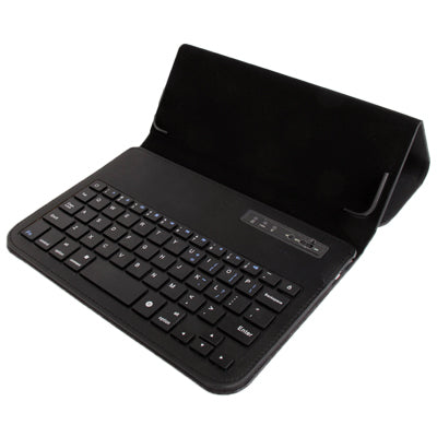 3-fold Cloth Texture Leather Keyboard with Holder for iPad mini 1 / 2 / 3