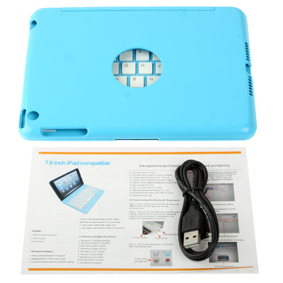 Bluetooth 3.0 Wireless Keyboard / Tablet Case for iPad mini / mini 2 Retina, Viewing Angle: 0-135 Degree
