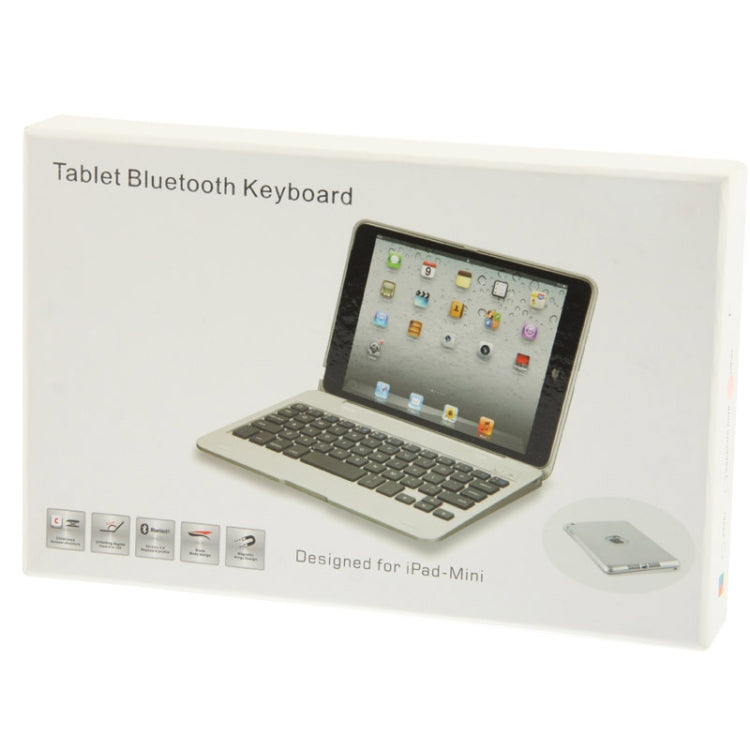 Bluetooth 3.0 Wireless Keyboard / Tablet Case for iPad mini / mini 2 Retina, Viewing Angle: 0-135 Degree