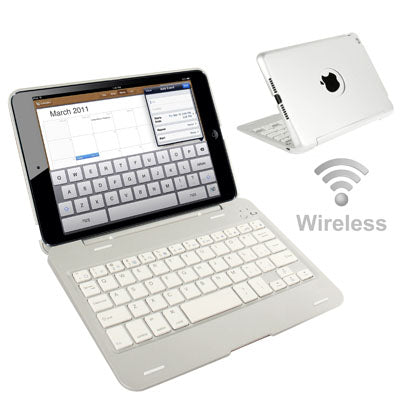Bluetooth 3.0 Wireless Keyboard / Tablet Case for iPad mini / mini 2 Retina, Viewing Angle: 0-135 Degree