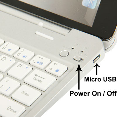 Bluetooth 3.0 Wireless Keyboard / Tablet Case for iPad mini / mini 2 Retina, Viewing Angle: 0-135 Degree
