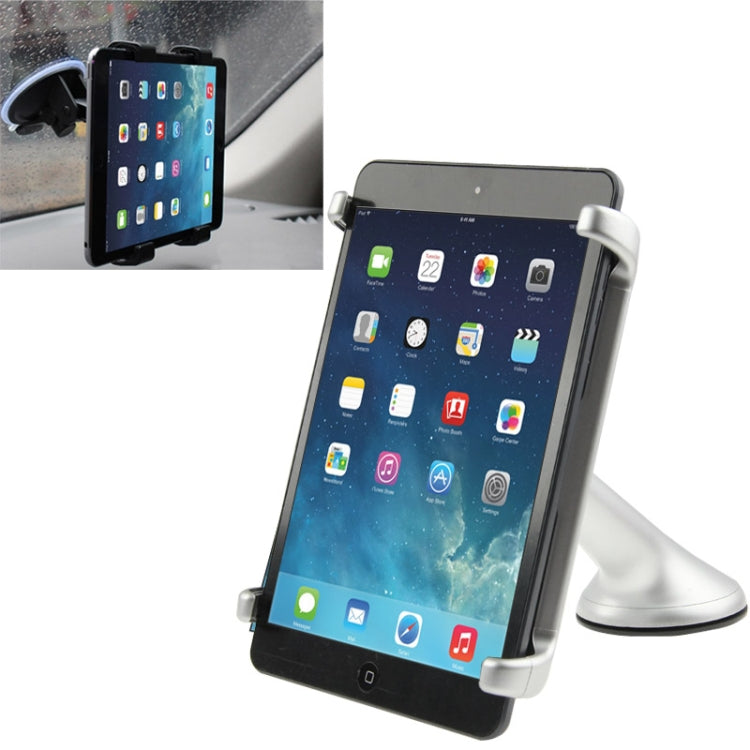 Universal 360 Degrees Rotation Suction Cup Car Mount Holder for iPad mini / mini 2 Retina /  New iPad (iPad 3) / iPad 2 / iPad  touch / Others Tablet PC(Silver)