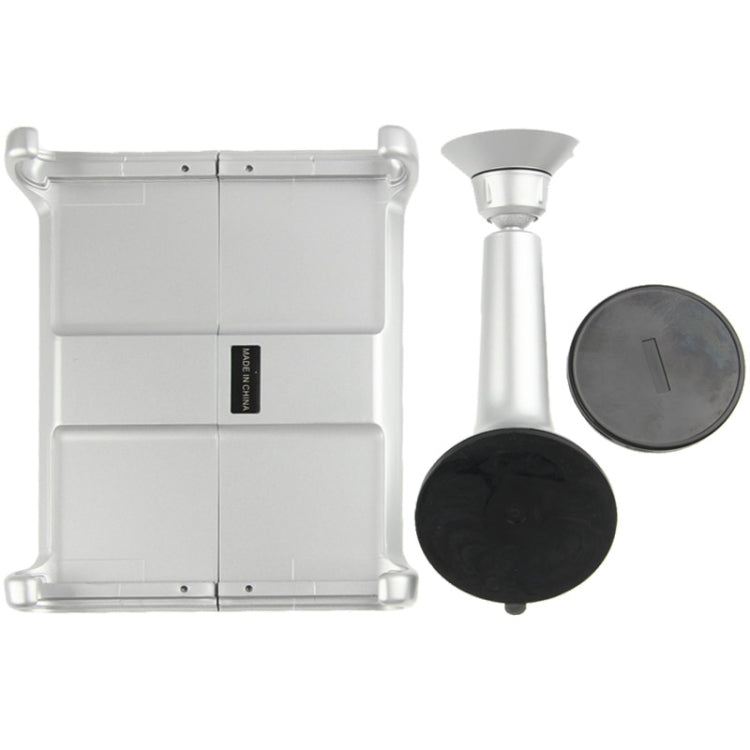 Universal 360 Degrees Rotation Suction Cup Car Mount Holder for iPad mini / mini 2 Retina /  New iPad (iPad 3) / iPad 2 / iPad  touch / Others Tablet PC(Silver)