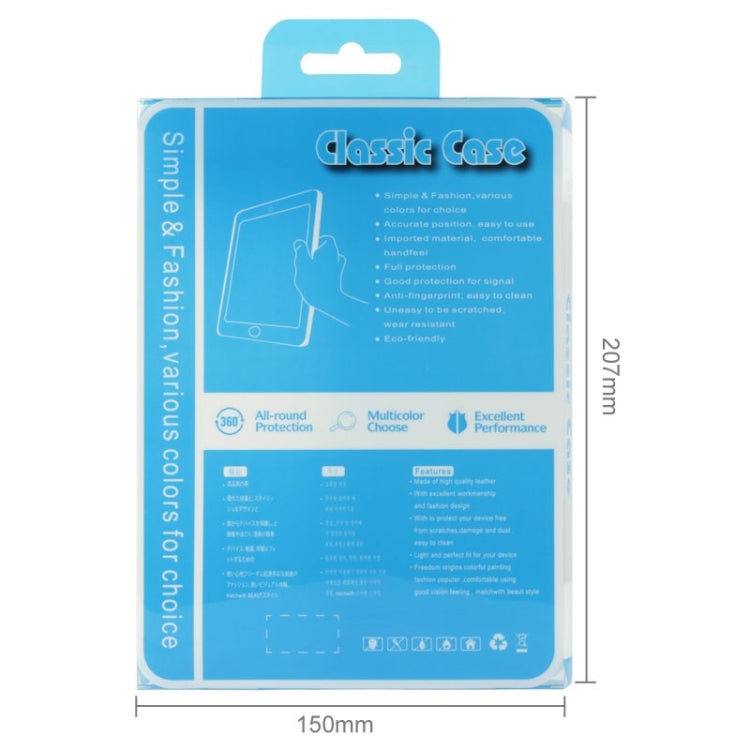 The Plastic Box Packing for iPad mini / iPad mini with Retina Display Case, Size: 207mm x 150mm x 20mm(Blue)