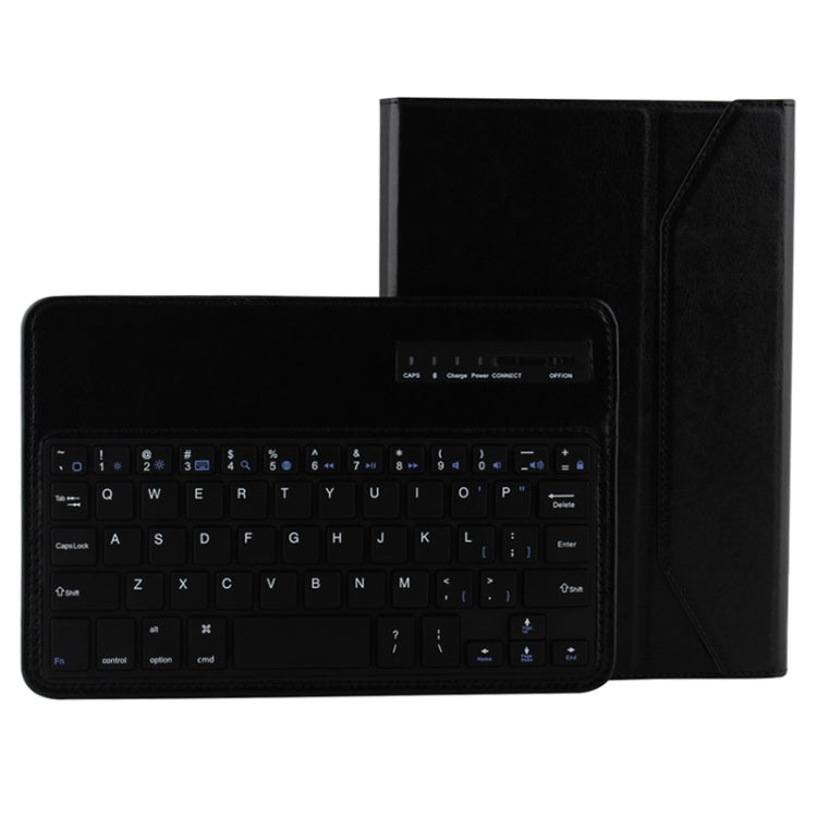 Bluetooth 3.0 ABS Hard Key Keyboard and Crazy Horse Texture Leather Tablet Case with Holder for iPad mini / mini 2 Retina