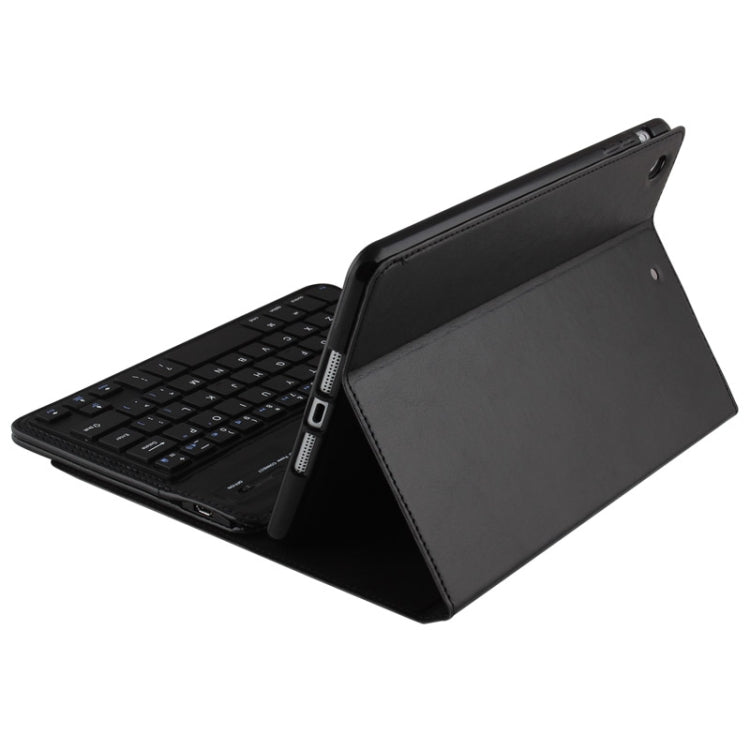 Bluetooth 3.0 ABS Hard Key Keyboard and Crazy Horse Texture Leather Tablet Case with Holder for iPad mini / mini 2 Retina