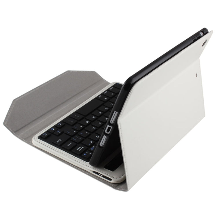 Bluetooth 3.0 ABS Hard Key Keyboard and Crazy Horse Texture Leather Tablet Case with Holder for iPad mini / mini 2 Retina