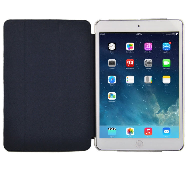 3-folding Oracle Texture Leather Case with Sleep / Wake-up Function & Holder for iPad mini 1 / 2 / 3