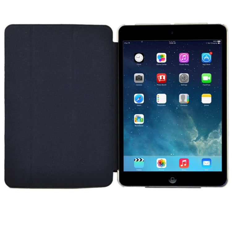 3-folding Oracle Texture Leather Case with Sleep / Wake-up Function & Holder for iPad mini 1 / 2 / 3