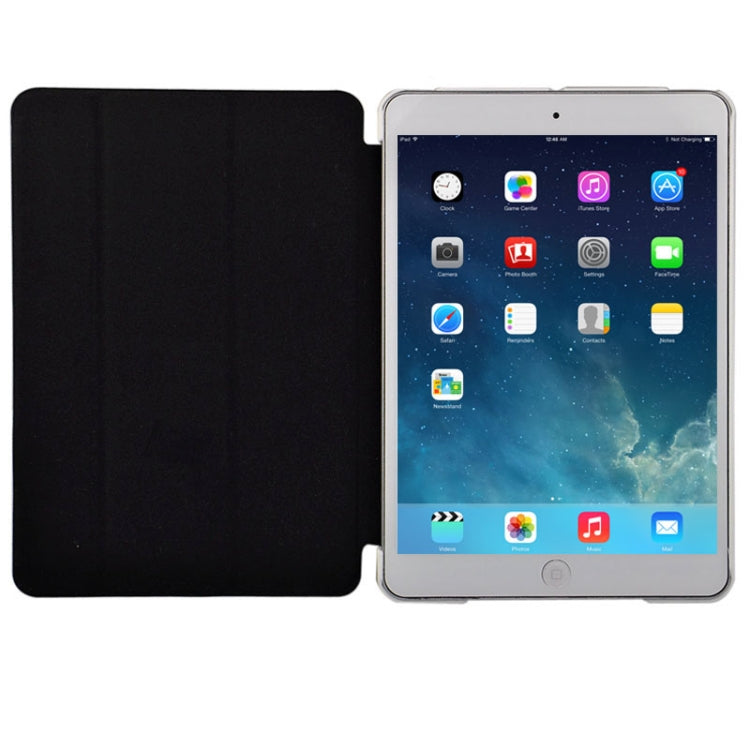 3-folding Oracle Texture Leather Case with Sleep / Wake-up Function & Holder for iPad mini 1 / 2 / 3