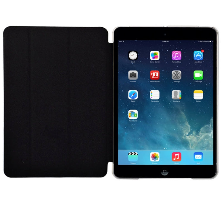 3-folding Oracle Texture Leather Case with Sleep / Wake-up Function & Holder for iPad mini 1 / 2 / 3