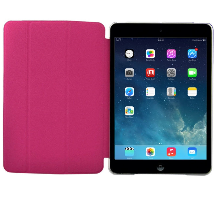 3-folding Oracle Texture Leather Case with Sleep / Wake-up Function & Holder for iPad mini 1 / 2 / 3