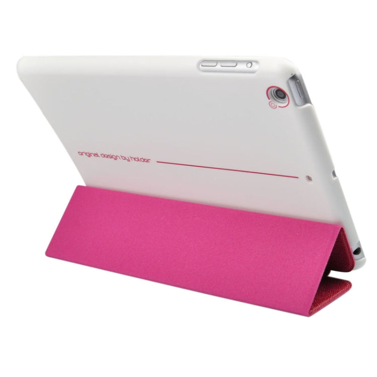 3-folding Oracle Texture Leather Case with Sleep / Wake-up Function & Holder for iPad mini 1 / 2 / 3