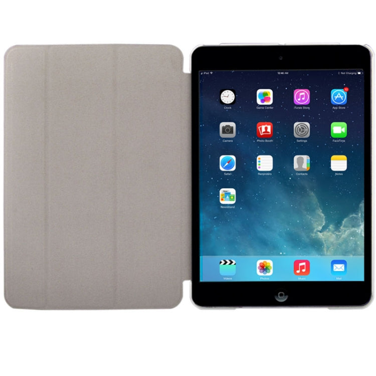 3-folding Oracle Texture Leather Case with Sleep / Wake-up Function & Holder for iPad mini 1 / 2 / 3