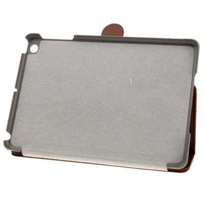 2-fold Leather Case with Holder & Credit Card Slots for iPad mini 1 / 2 / 3