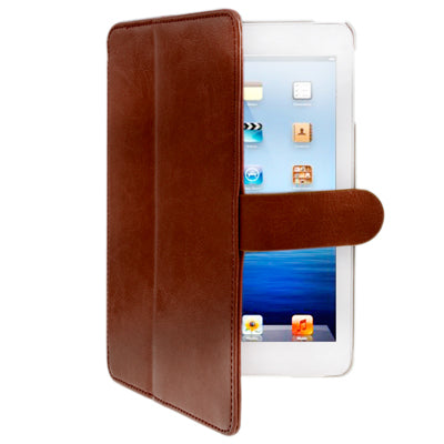 2-fold Leather Case with Holder & Credit Card Slots for iPad mini 1 / 2 / 3
