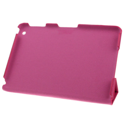 3-fold Litchi Leather Case with Holder for iPad mini 1 / 2 / 3