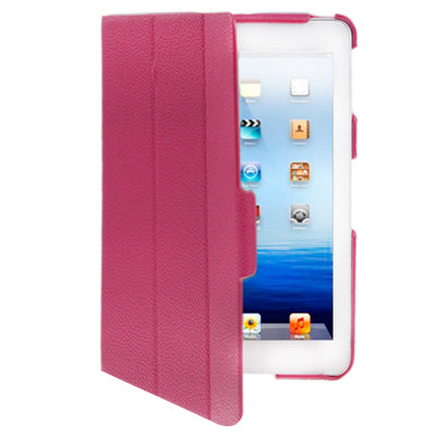 3-fold Litchi Leather Case with Holder for iPad mini 1 / 2 / 3